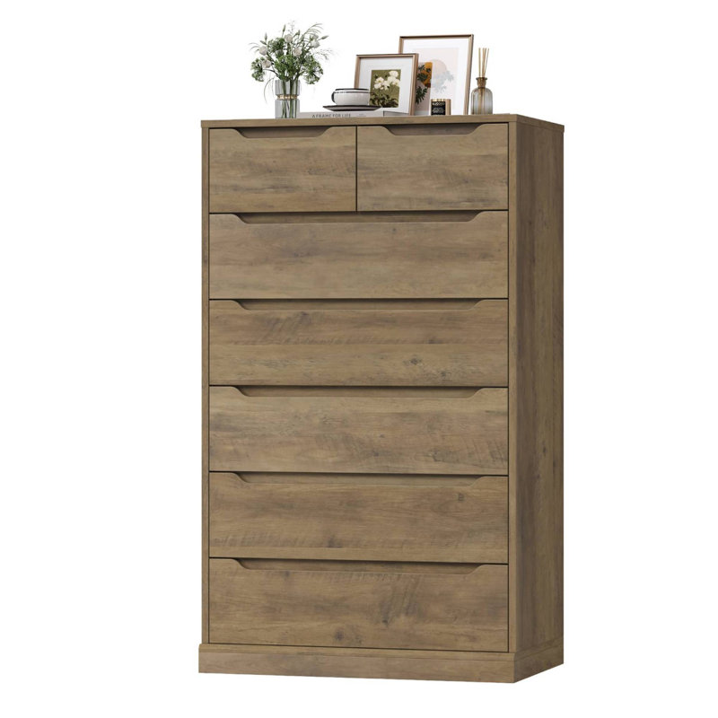 7 - Drawer Dresser, Natural