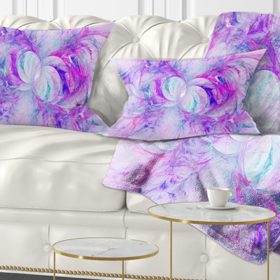 Coussin lombaire à texture fractale light Abstract