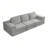 Versatile Corduroy Boneless Modular Sofa Bed-1873015343