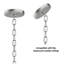 3 - Light Drum Chandelier Adjustable Hanging