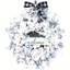 40cm White Forsythia Wreath