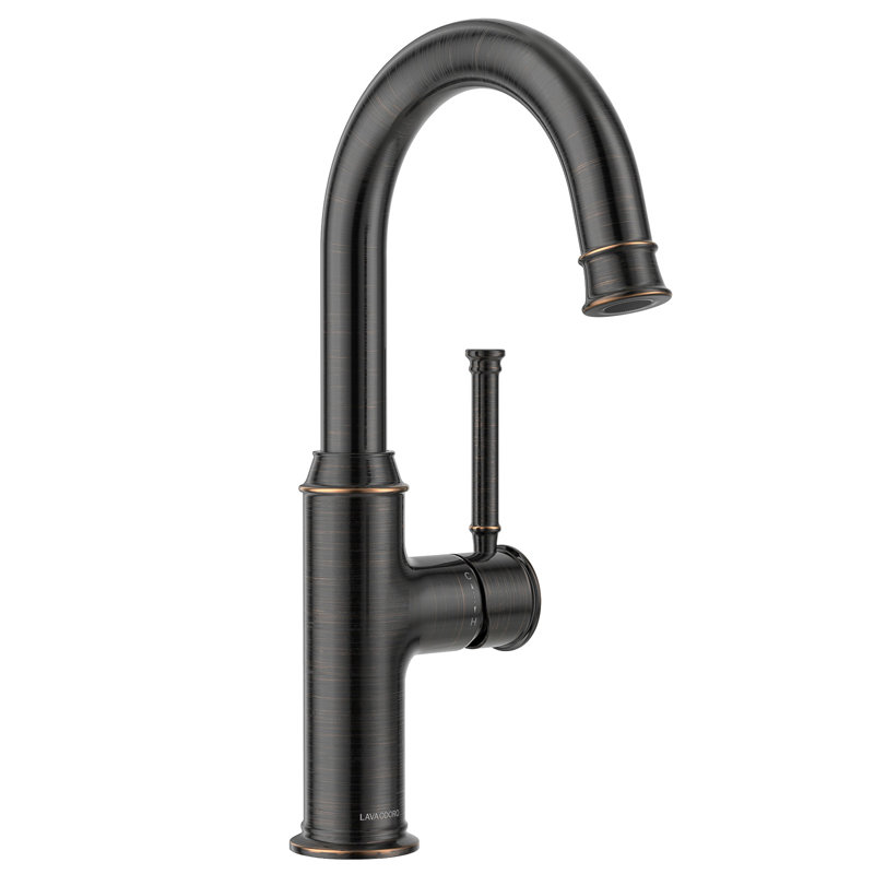 Single Handle Kitchen Bar Faucet, Bronze