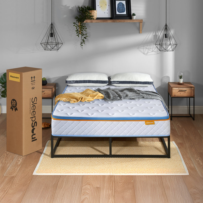 Heaven 2000 Pocket Sprung Mattress, King (150 x 200 cm)