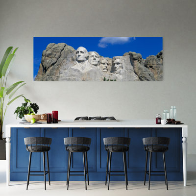 Mont Rushmore, Dakota du Sud, art contemporain abstrait de l'architecture de montagne