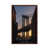 Classic Brown Wood Floater Framed