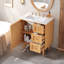 Meuble-lavabo 30 po avec lavabo en céramique