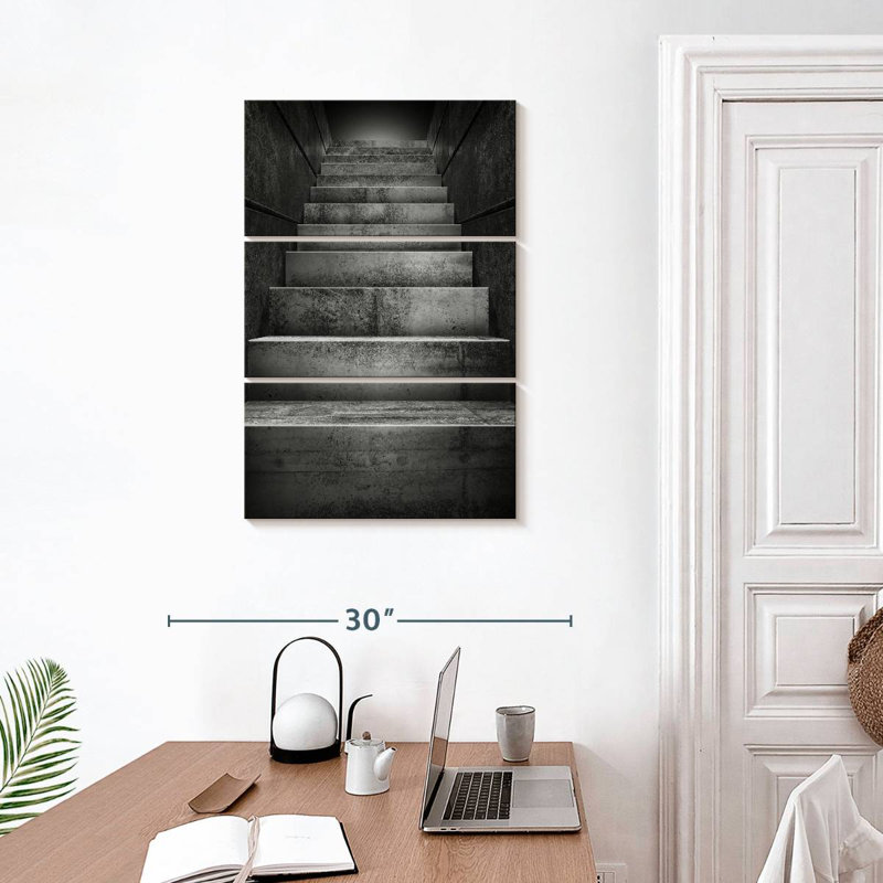 Lilie Dark Stairs, 32" H x 20" W
