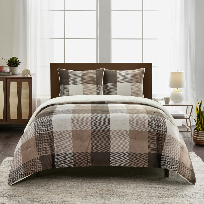 Casper Comforter Set, Queen Comforter + Queen 2 Shams