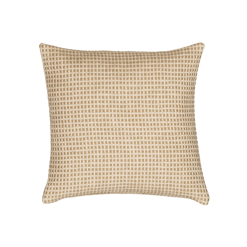 Coussin décoratif Protégé, Pecan, 20" x 20" Square, polyester