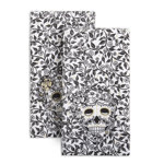 Fiesta Skull and Vine Tea Towel
