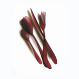 Uno Flatware Set - 24 Pieces - Amber