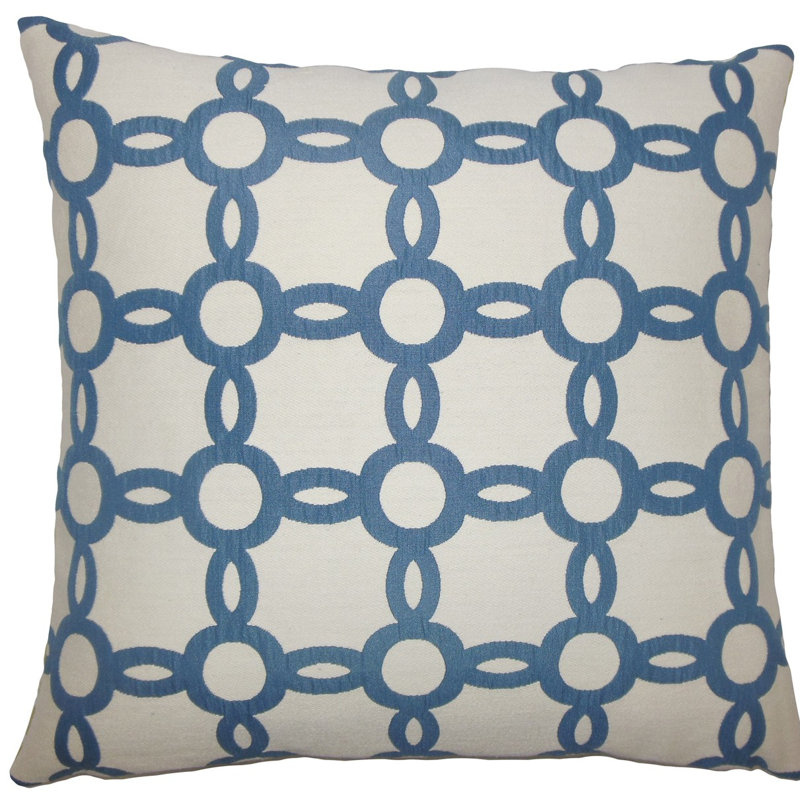 Yuya Geometric Reversible Throw Pillow, 18" H x 18" W x 5" D