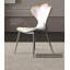 Chaise de salle à manger en microfibre italien