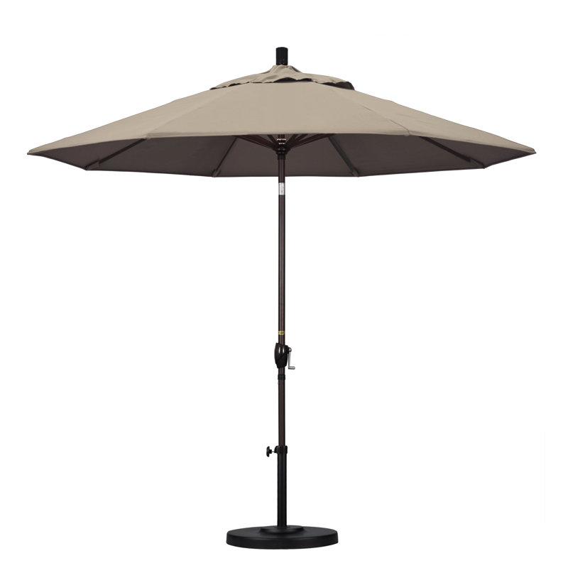 Parasol de marché 9 pi Ayomipo, Taupe