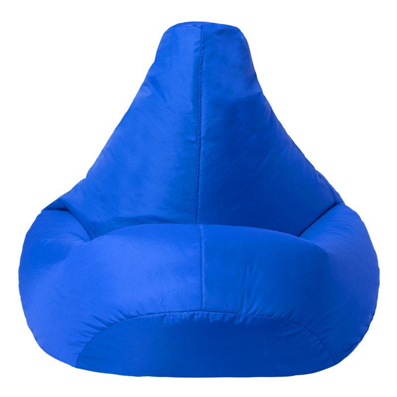 Kids Highback, Gamer Indoor-Outdoor Bean Bag, Blue