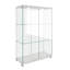 Vitrine moderne en verre avec lumières DEL - Vitrine en verre trempé pour objets de collection, livres et décor-1138191530-1138191528
