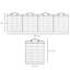 4-Panel Garden Decorative Fence – Metal Wire Landscape Border Edging