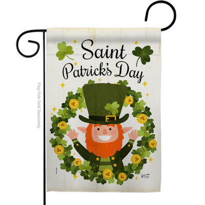 Drapeau de jardin en polyester 18,5 x 13 po Alwilda