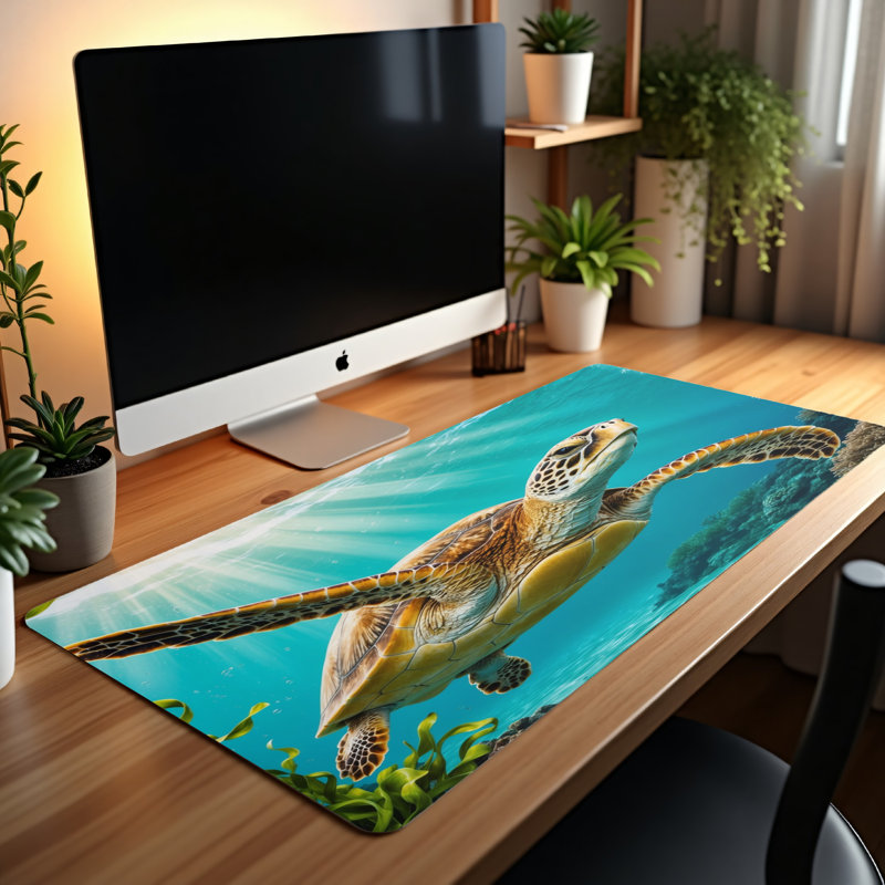 Polyester Desk Pad, 23.6x13.8