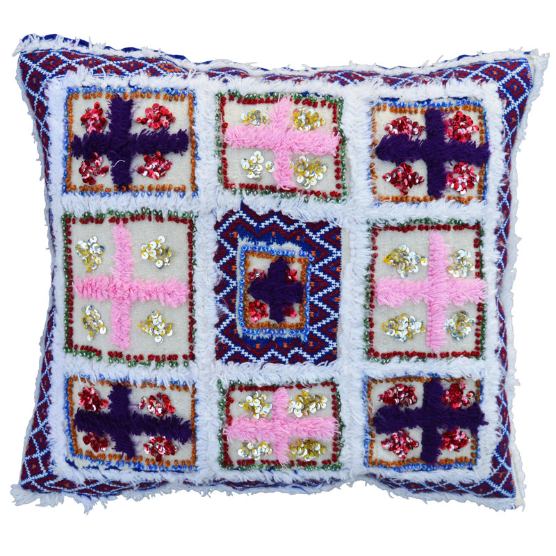 Striped Reversible Throw Pillow