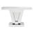 Maybree 46.65'' Glass Top Console Table
