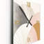 Géométrie de la sérénité en or rose rétro - horloge murale moderne géométrique-99633015