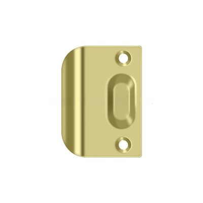 Deltana FLSP335U3 Full Lip Strike Plate For Ball Catch and Roller Catch in Polished Brass