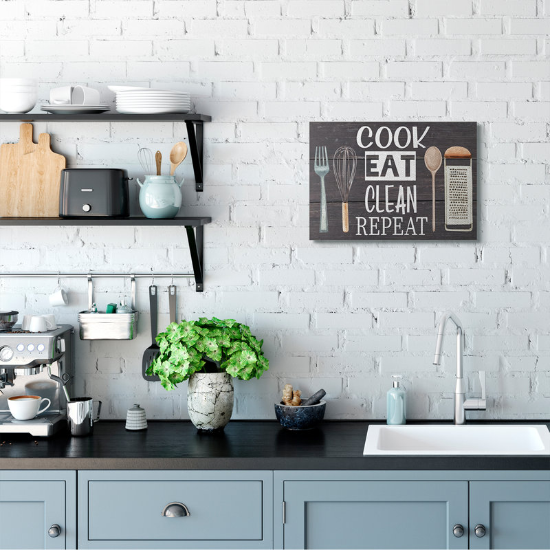 Ustensiles de cuisine «Cook Eat Clean», Toile tendue, H 16 po x l 20 po