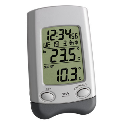 11.5cm Wireless Clock Thermometer
