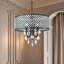 Luminaire suspendu minimaliste japonais de style campagne moderne (sans ampoule)