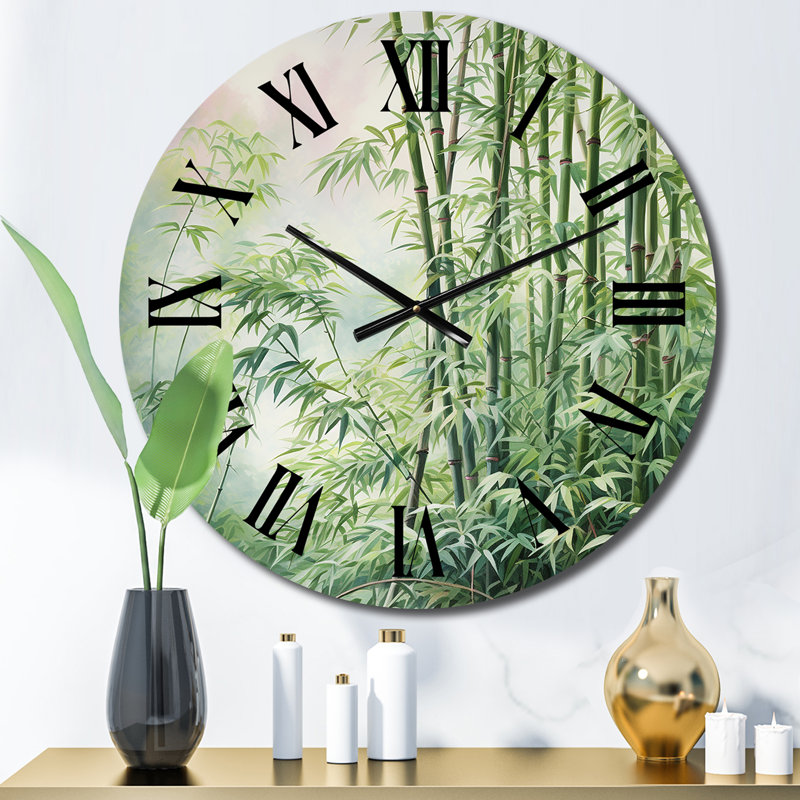 Horloge murale Bamboo Romantic Dream III, Petit