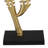 Modern Abstract Metal and Aluminum Horse Sculpture with Contemporary Artistic Silhouette on Display Base