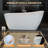 67'' Acrylic Freestanding Bathtub, Stand Alone Bath Tub with Toe-Tap Chrome Drain and Classic Slotted Overflow, cUPC Certified, Glossy White