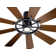 Kichler Gentry 65" 9 - Blade LED Windmill Ceiling Fan with Wall Control and Light Kit Included