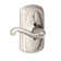 Flair Keypad Lever with Plymouth Trim