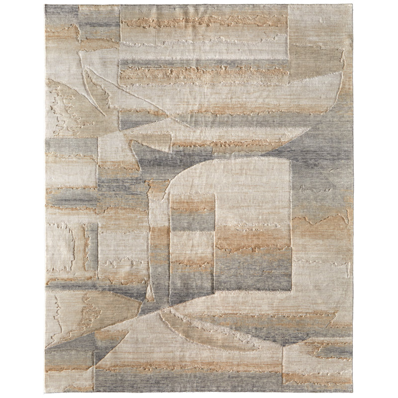 Tapis en laine Crumpler, Rectangle 10 pi x 14 pi