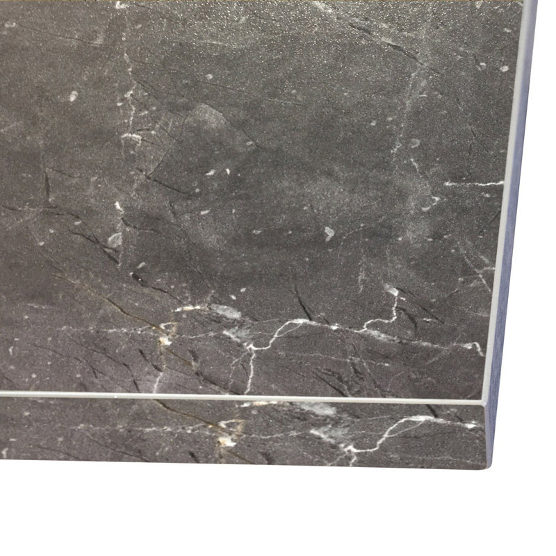 Plateau de table extérieur en HPL Grosfillex, Gris