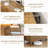 Rustic Brown 6-Drawer Wide Chest – LED Lights & Power Outlet, Vintage Color, Bedroom Storage Organizer (Vintage Color)-1990927513