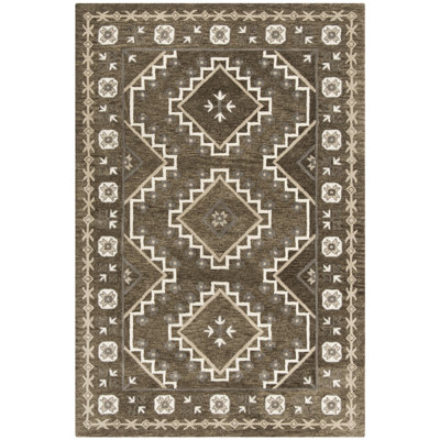 Rudra Hand Tufted Wool Southwestern Rug