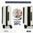 Luggage,with front opening,TSA approved lock,hardshell suitcase,White