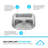 KBFmore Bowl Stainless Steel Kitchen Sink with Accessories-98228056-98228051