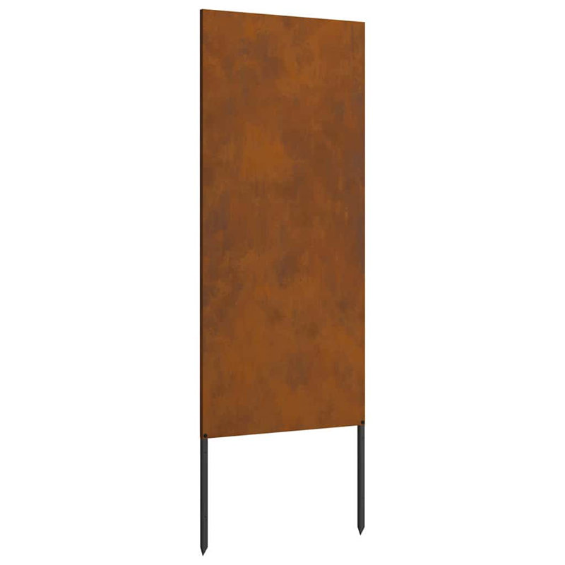 Garden Decorative Panel Other, 140cm H x 50cm W x 1.7cm D, Rusty