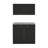 Ashura 2-pc Kitchen Cabinet Set includes Countertop base unit and wall mounted Cupboard-68816136