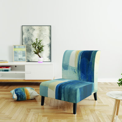 Fauteuil de chambre rembourré Indigo