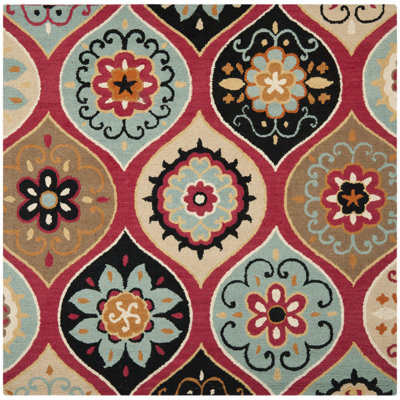 Roslyn Hand Tufted Wool Damask Rug
