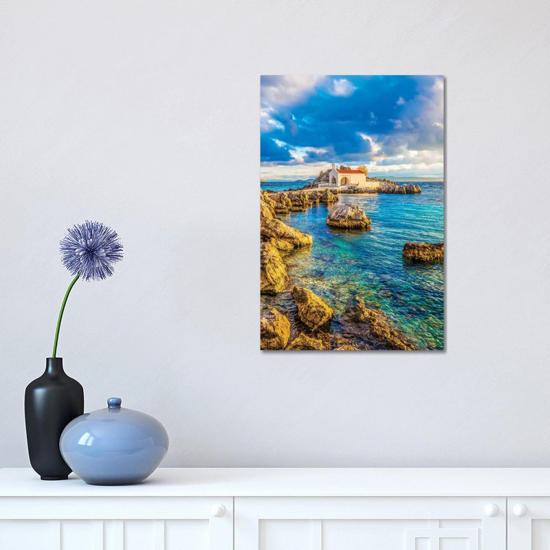 «Chios Island» par Nejdet Duzen - reproduction de photo sur toile tendue, H 18 po x l 12 po x 1,5 po