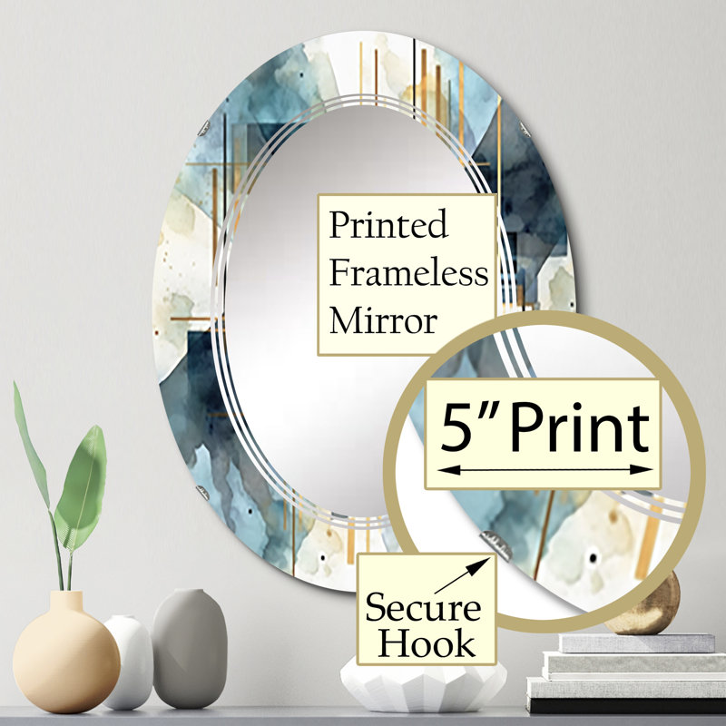 Zira Oval Mirror, 30" x 20"