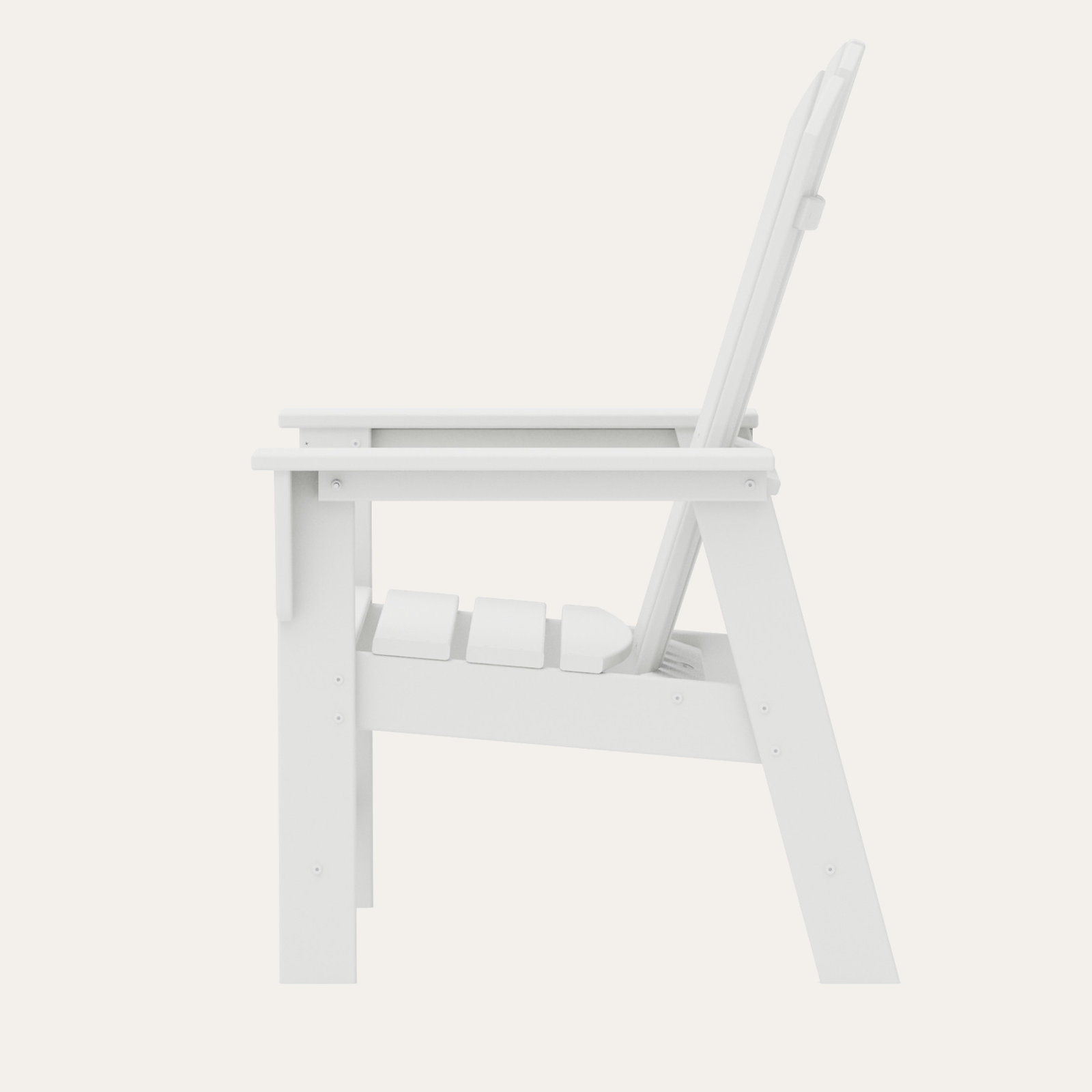 POLYWOOD® South Beach Adirondack Chair, White