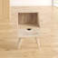 Rousseau 40cm W Solid Wood Bedside Table
