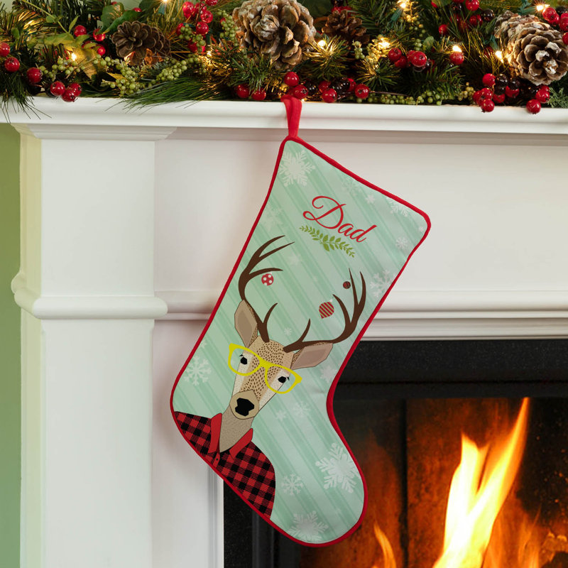 Chaussette de Noël Hipster Buck, Oui